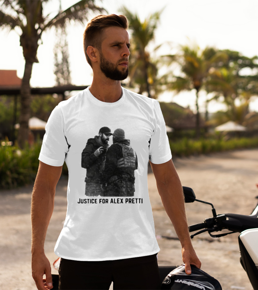 Justice For Alex Pretti Police Encounter T-Shirt