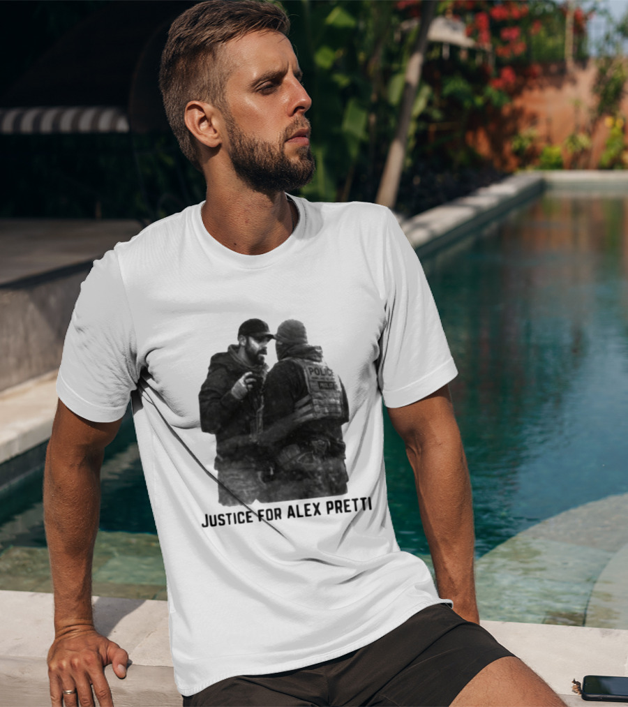 Justice For Alex Pretti Police Encounter T-Shirt