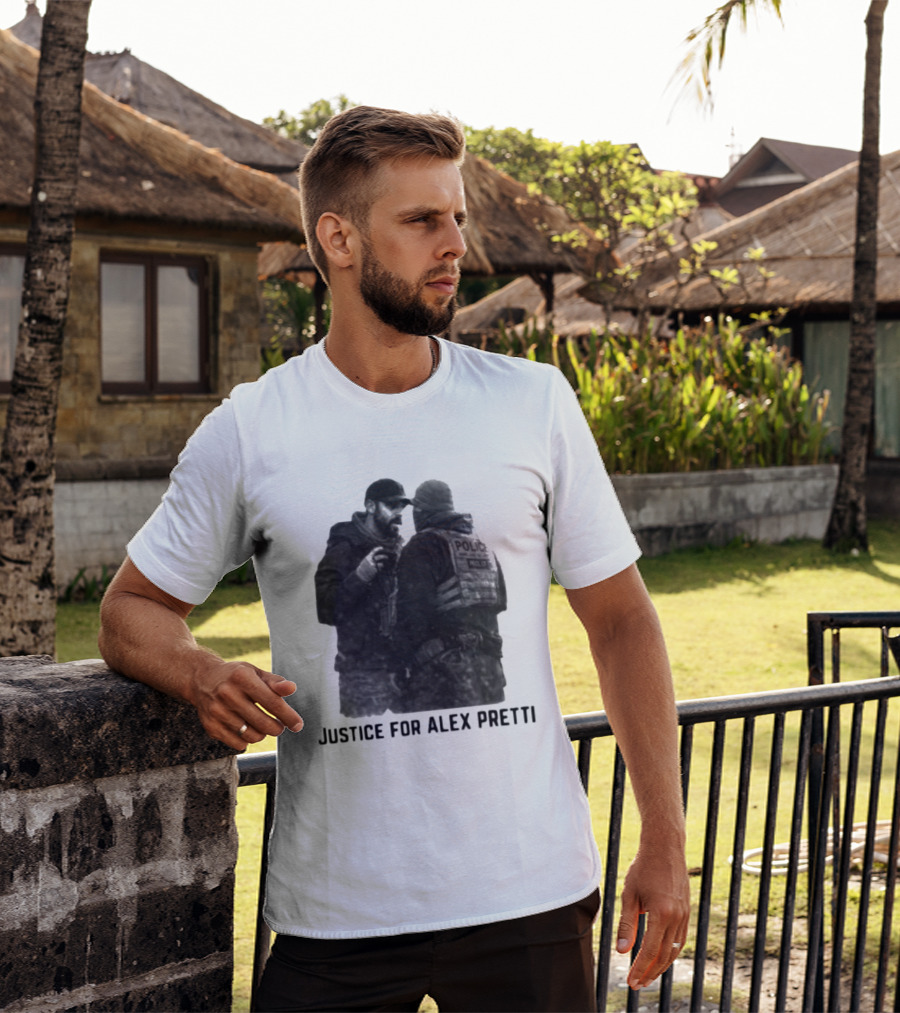 Justice For Alex Pretti Police Encounter T-Shirt
