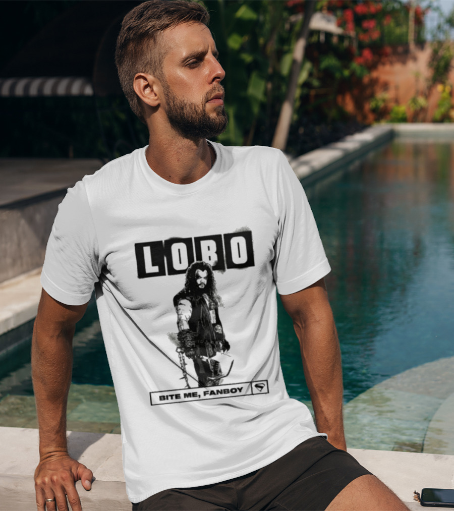 Lobo Bite Me Fanboy DC Comics Superhero T-Shirt