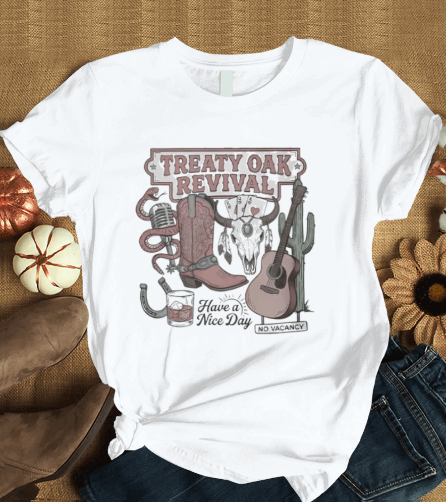 Treaty Oak Revival Western Cowboy Music New Day T-Shirt