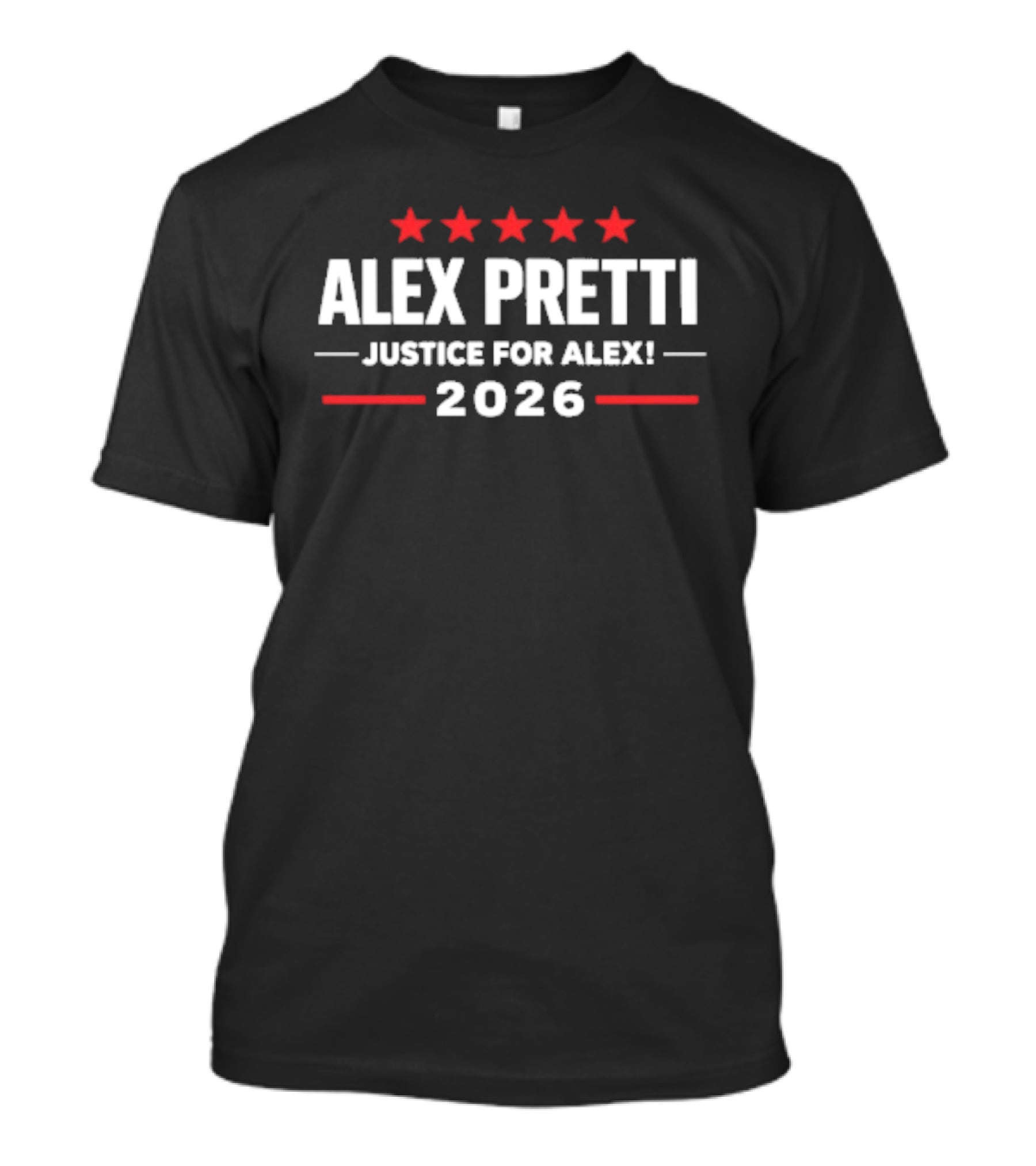 Alex Pretti Justice For Alex 2026 Five Stars T-Shirt