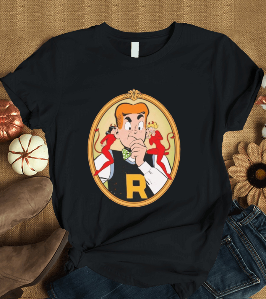 Betty And Veronica Devils Archie Comics Vintage Cartoon Characters T-Shirt