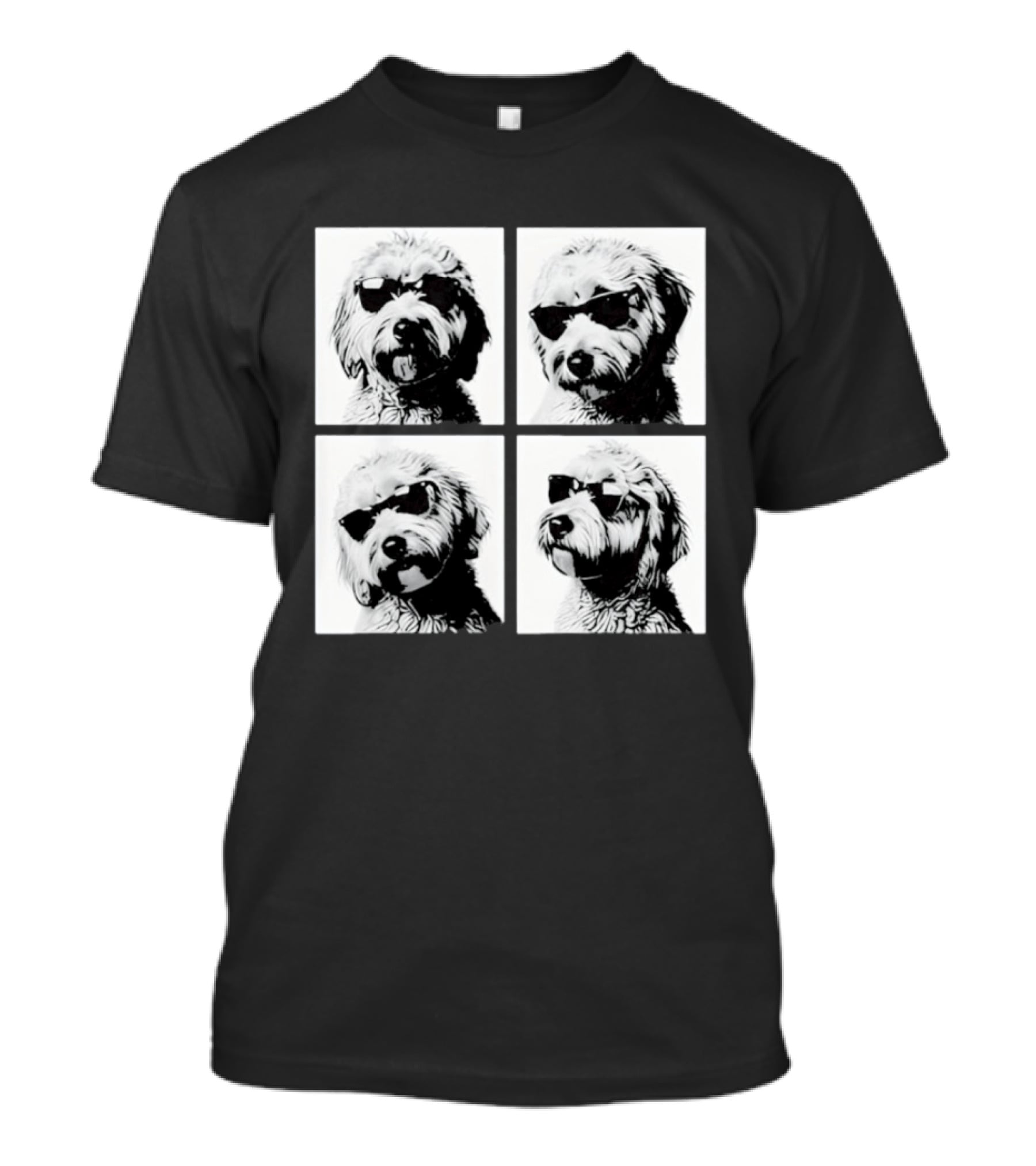 Goldendoodle Sunglasses Photo Booth Meme Doodle T-Shirt