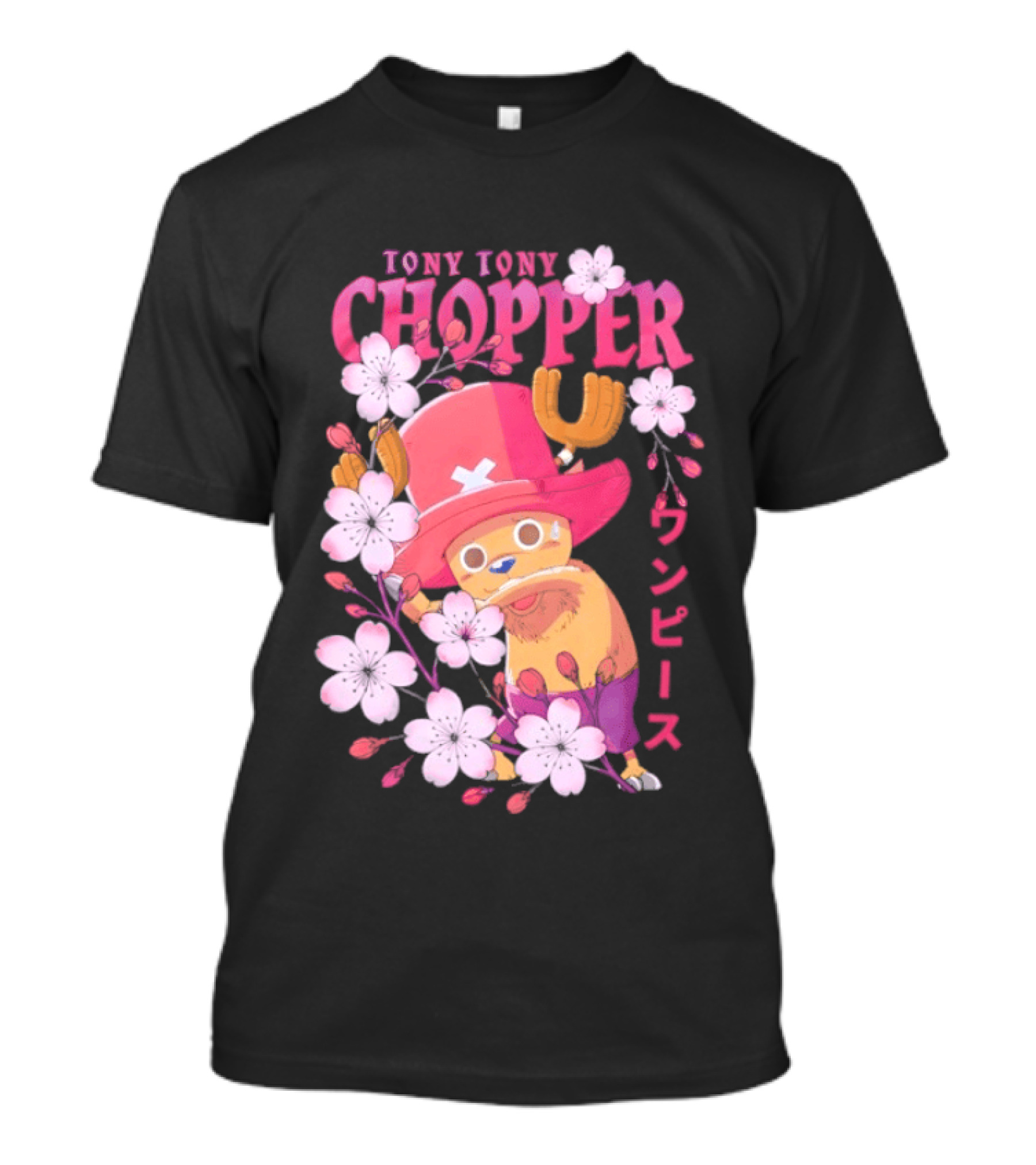 One Piece Tony Tony Chopper Sakura Blossom T-Shirt