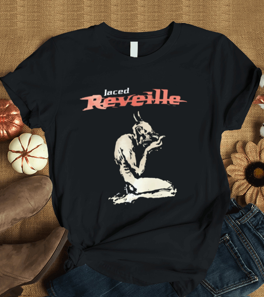 Laced Reveille Devil Figure Image T-Shirt