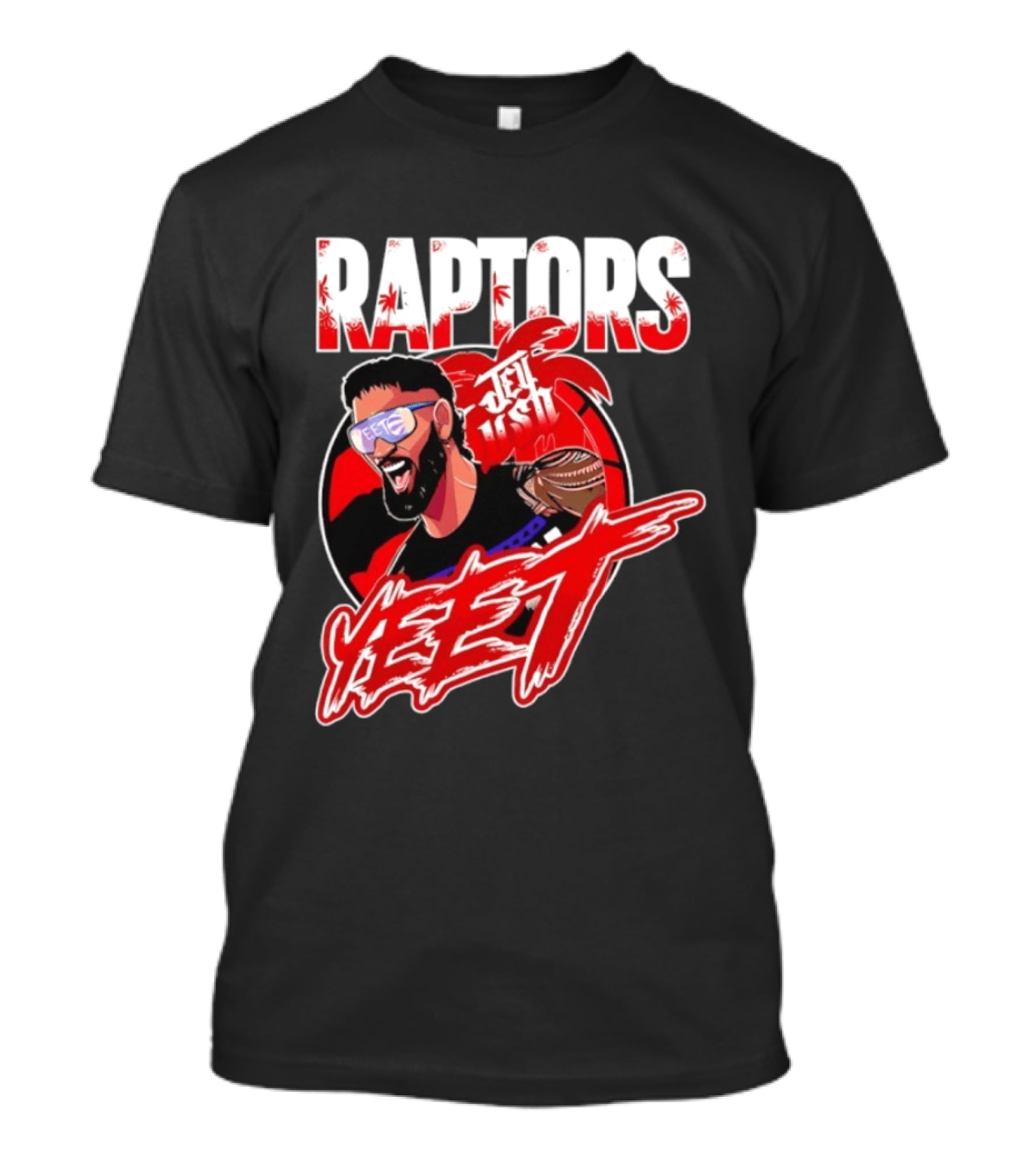 Toronto Raptors Jey Uso YEET 2026 Collaboration T-Shirt