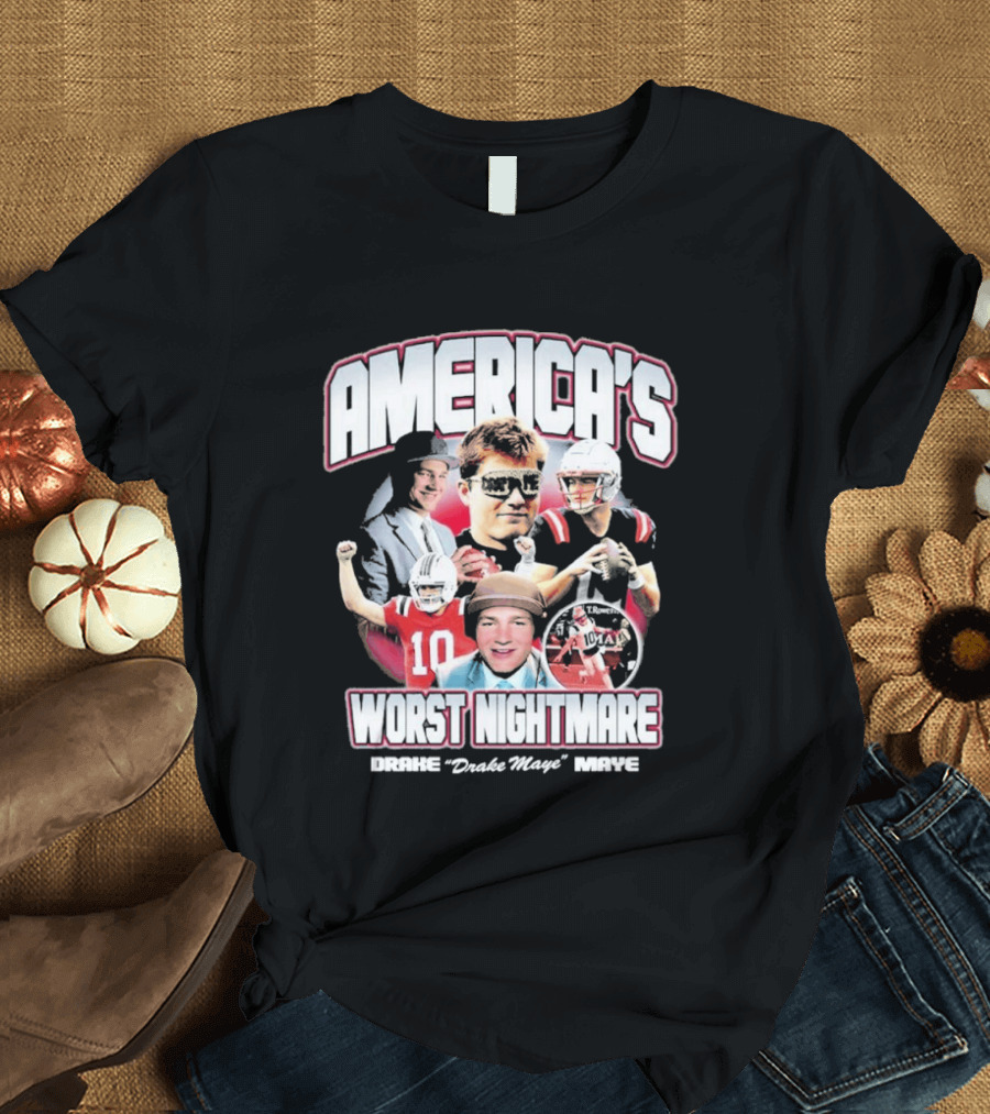 America's Worst Nightmare Drake Maye Football Highlights T-Shirt