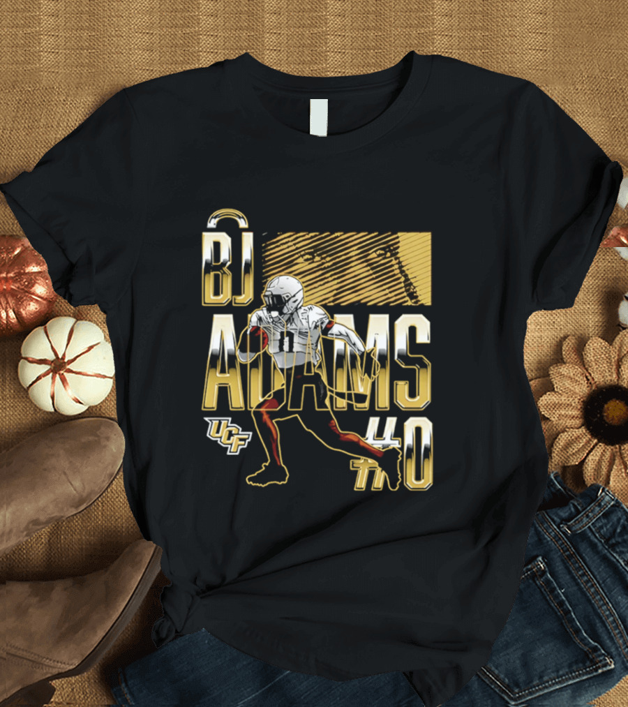 BJ Adams UCF Football NCAA Caricature Player 40 T-Shirt