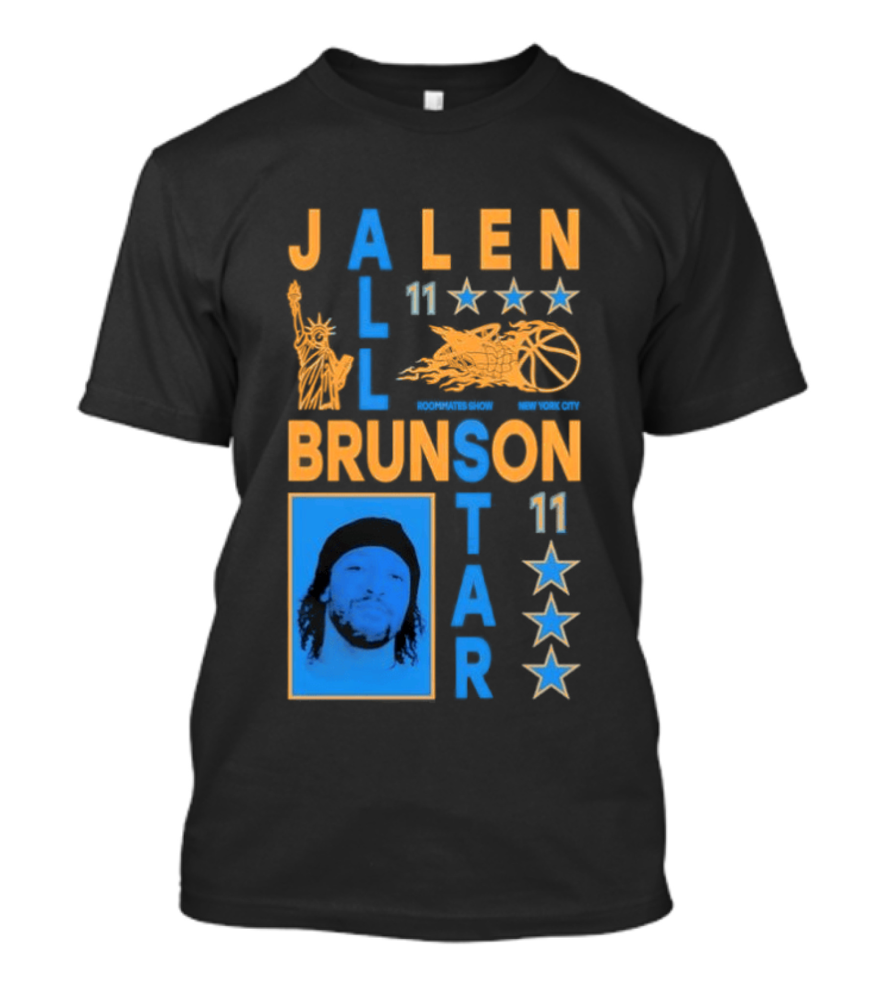 Jalen Brunson 11 New York Basketball Star Player T-Shirt