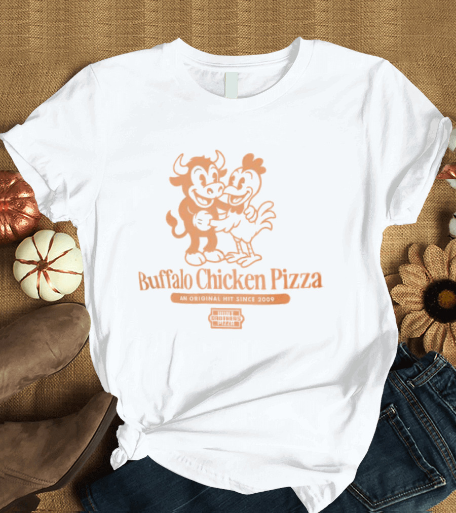 Buffalo Chicken Pizza An Original Hit Since 2009 Cartoon Characters T-Shirt