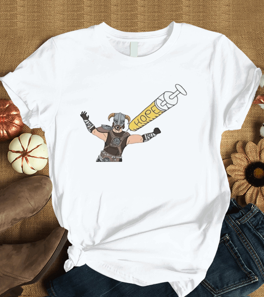 Dragonborn Youtooz Hope Syringe Helmet Warrior T-Shirt