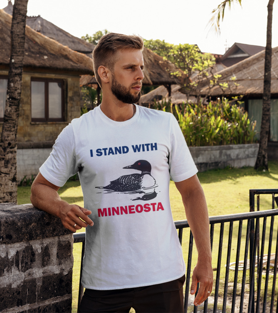 I Stand With Minnesota Common Loon T-Shirt