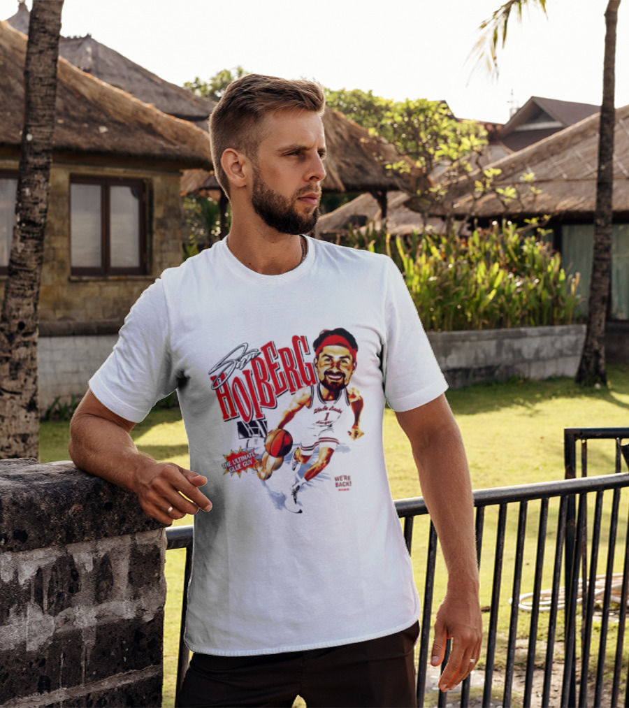 Sam Hoiberg Nebraska Cornhuskers We're Back Ultimate Glue Guy Basketball Player Red T-Shirt