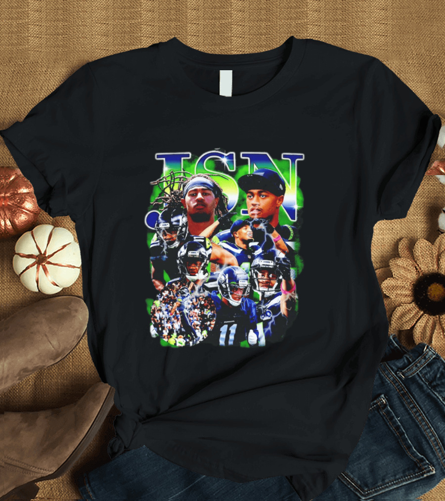 JSN Jaxon Smith Njigba Seattle Seahawks Football Game Day Energy T-Shirt