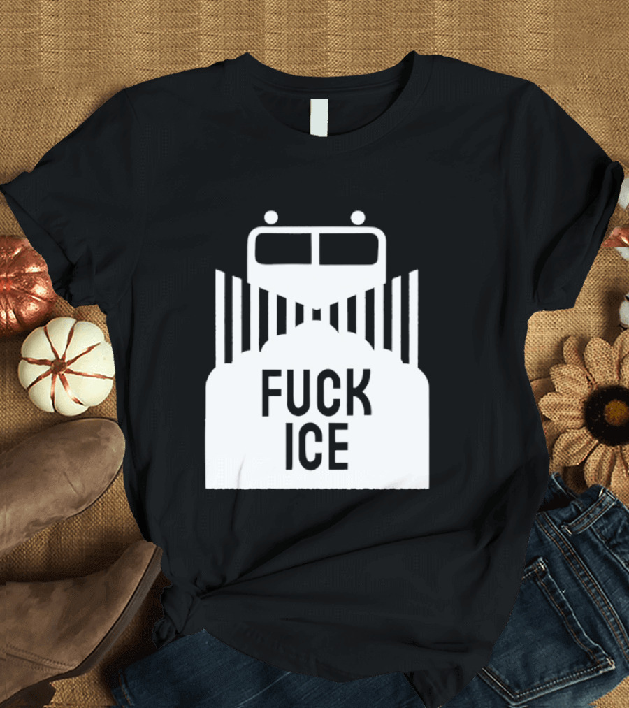 Fuck Ice Detention Abolition Protest Message T-Shirt