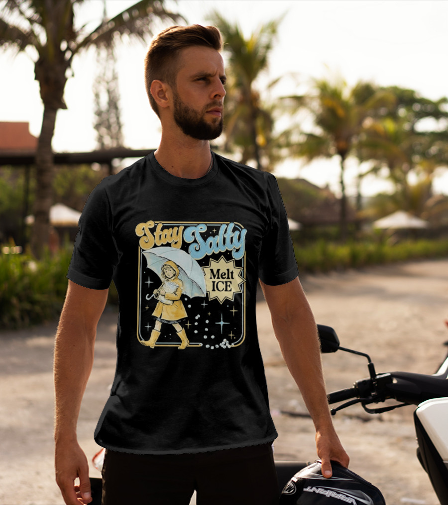Stay Salty Melt ICE Umbrella Girl T-Shirt