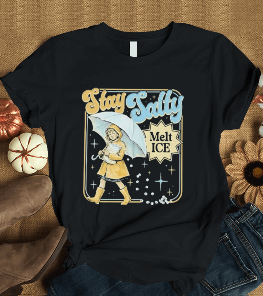 Stay Salty Melt ICE Umbrella Girl T-Shirt