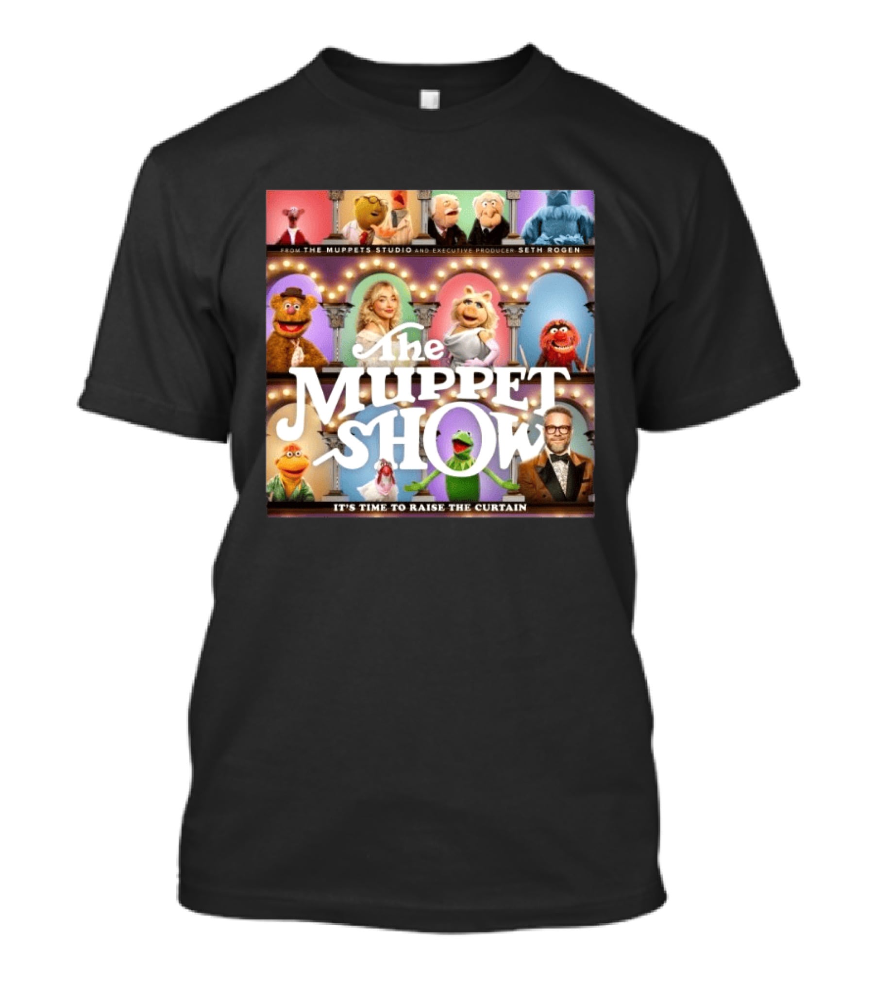 The Muppet Show It's Time To Raise The Curtain February 4 2026 Seth Rogen Executive Producer T-Shirt