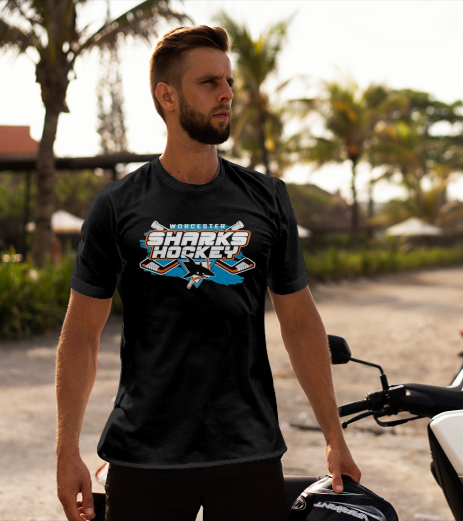 Worcester Sharks Hockey Logo Kottman T-Shirt