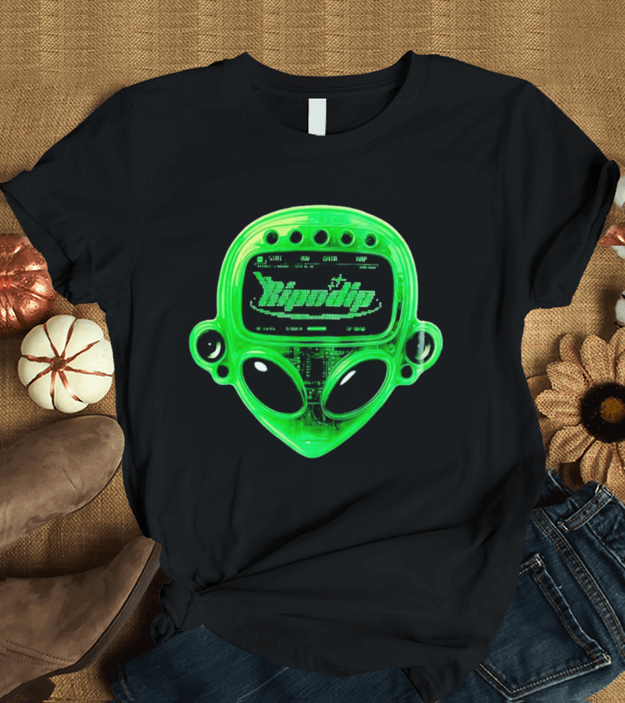Ripndip Alien HP Level AP Green Transparent Device T-Shirt