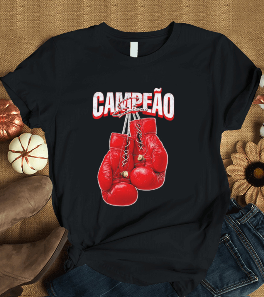 Campeao Eterno Red Boxing Gloves T-Shirt