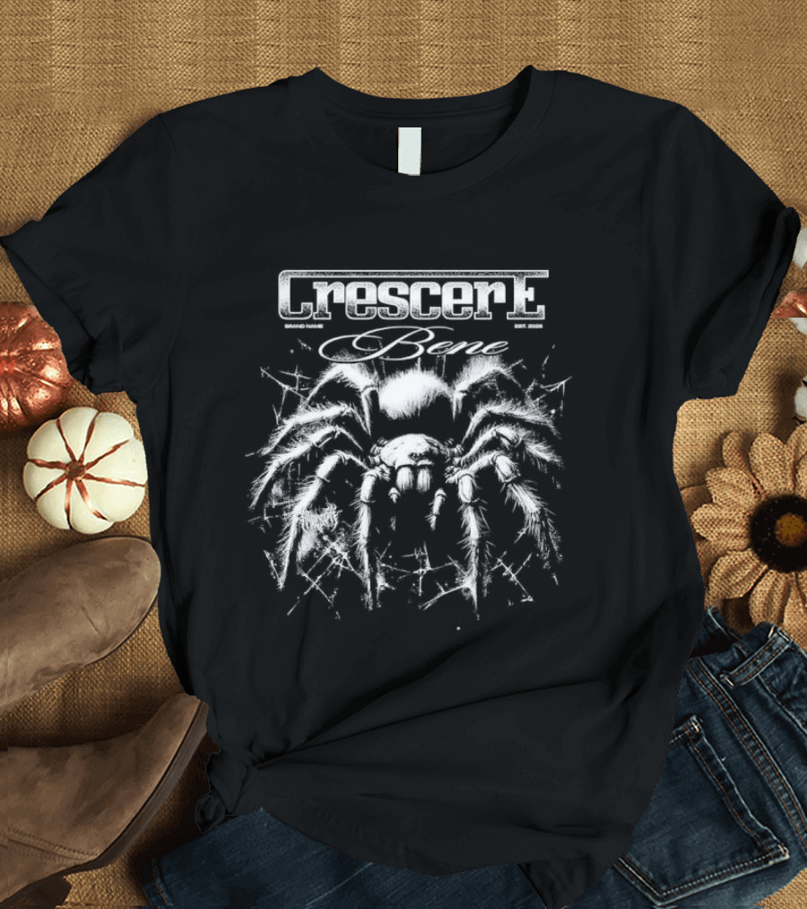 Crescere Bene Spider Web Sketch T-Shirt