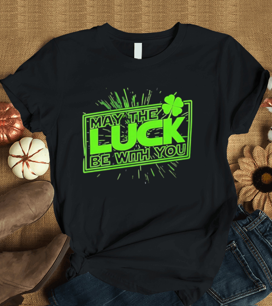 May The Luck Be With You Clover Star Wars T-Shirt