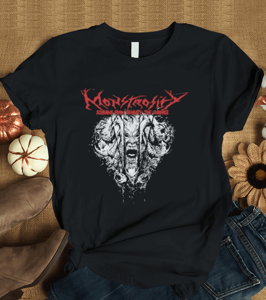 Monstrosity Scream Horror T-Shirt