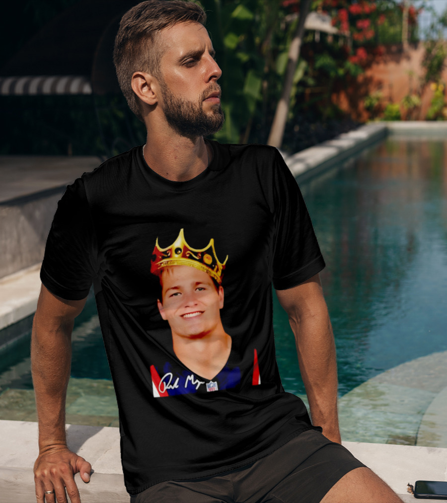 New England Patriots Drake Maye King Of The NFL Star Crown T-Shirt