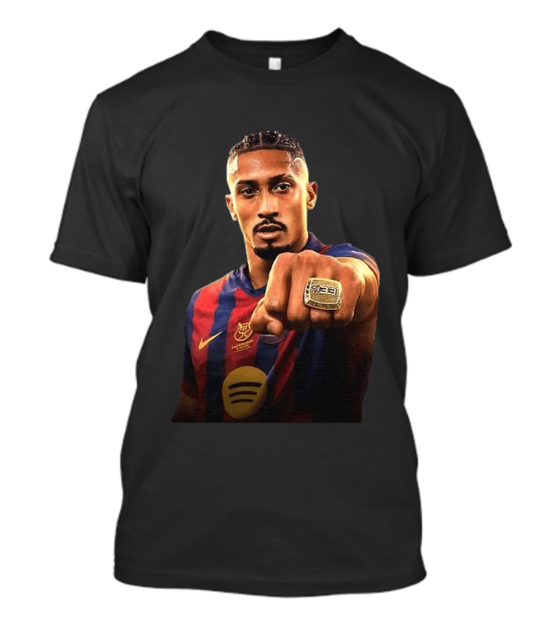 Raphinha 433 Awards Player Of The Year 2025 Ring Barcelona T-Shirt