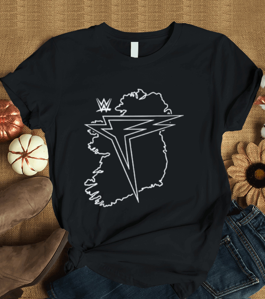WWE Balor Country Ireland Map T-Shirt