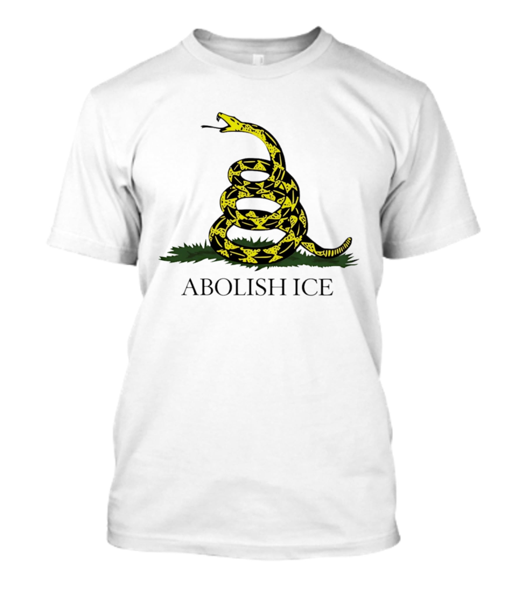 Abolish ICE Gadsden Flag Snake T-Shirt