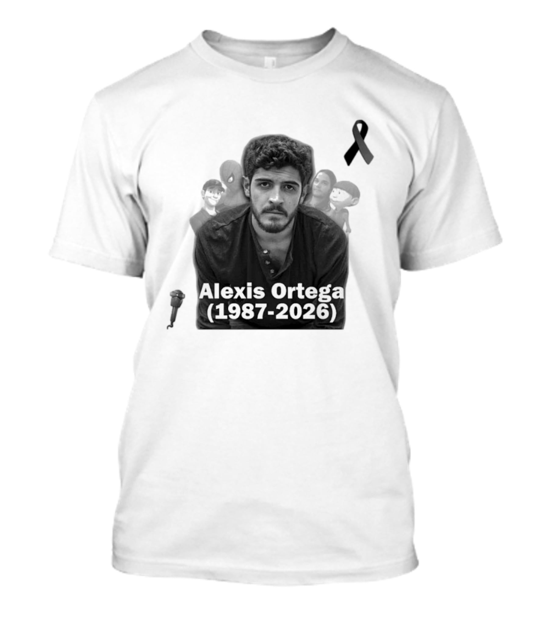 Rip Alexis Ortega Dead Voice Of Spider Man T-Shirt