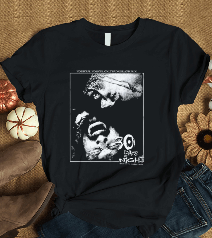 30 Days Of Night No Escape No Hope Only Hunger And Pain Graphic Novel Horror T-Shirt