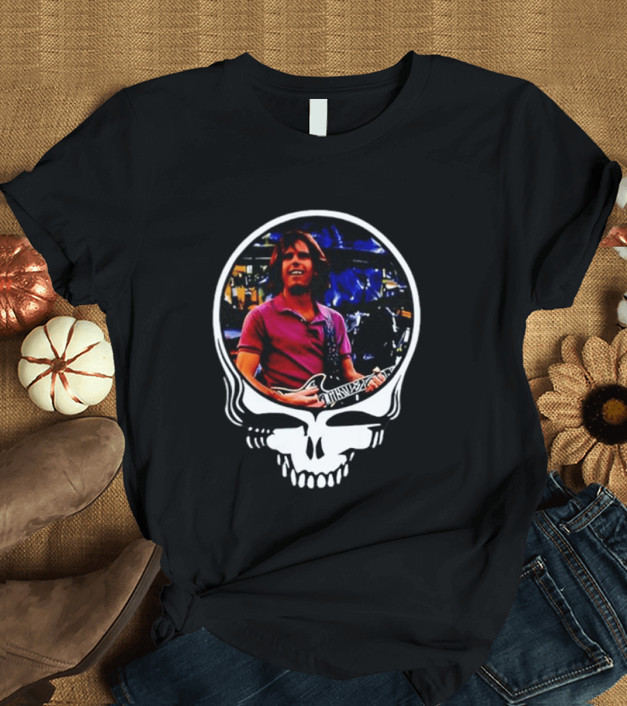 Bob Weir Grateful Dead Enjoying The Ride Skull T-Shirt