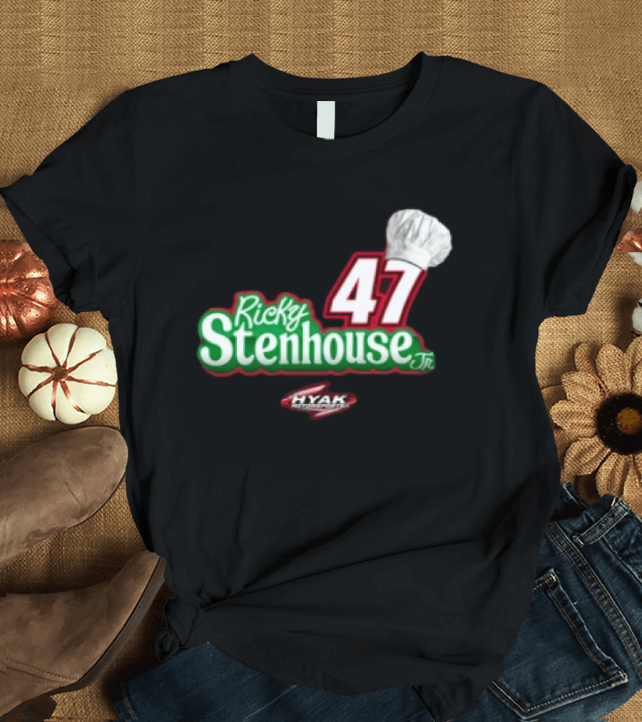 Ricky Stenhouse Jr 47 Chef Hat Hyak Chef Boyardee Racing T-Shirt