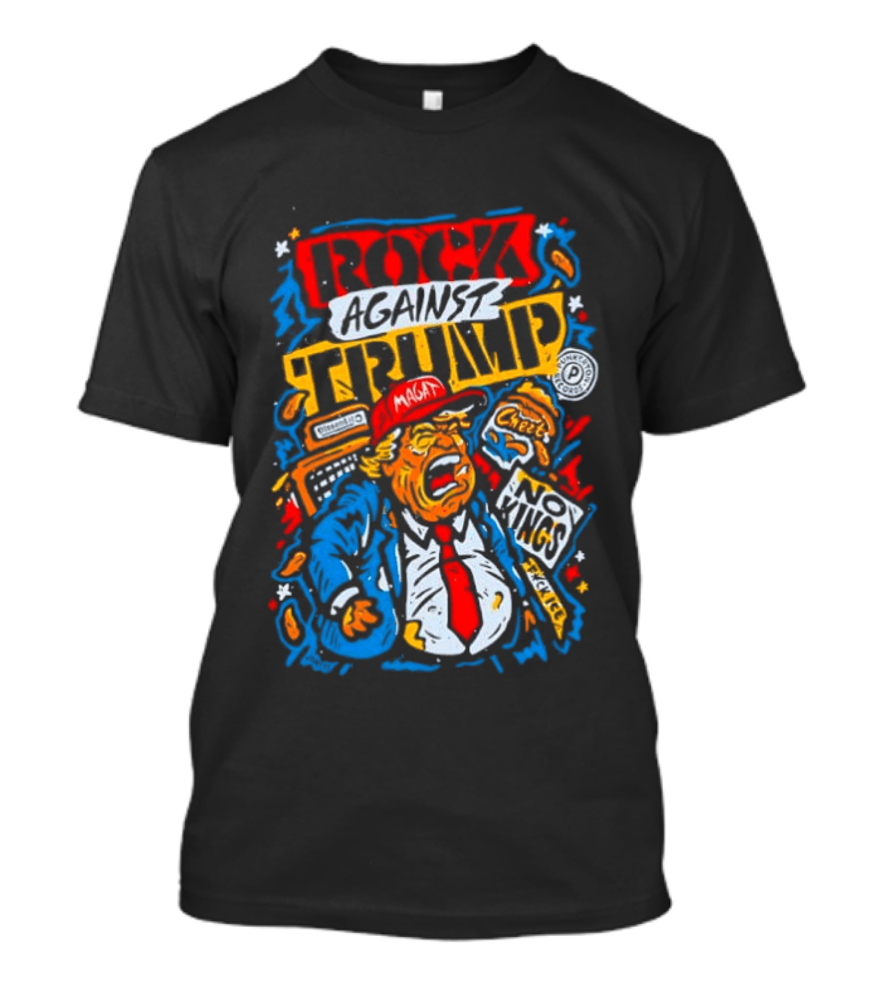 Rock Against Trump MAGA No Kings T-Shirt
