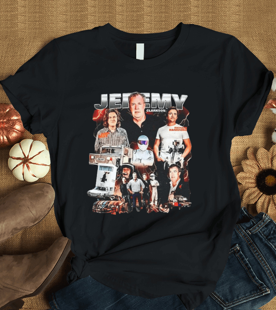 Jeremy Clarkson Richard Hammond Stig Top Gear Inspired Former Presenters T-Shirt