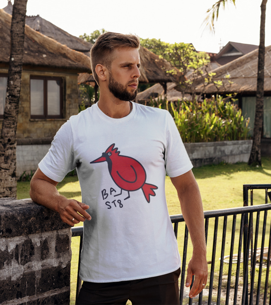 Ball State Cardinal Bird Doodle BSU Football T-Shirt