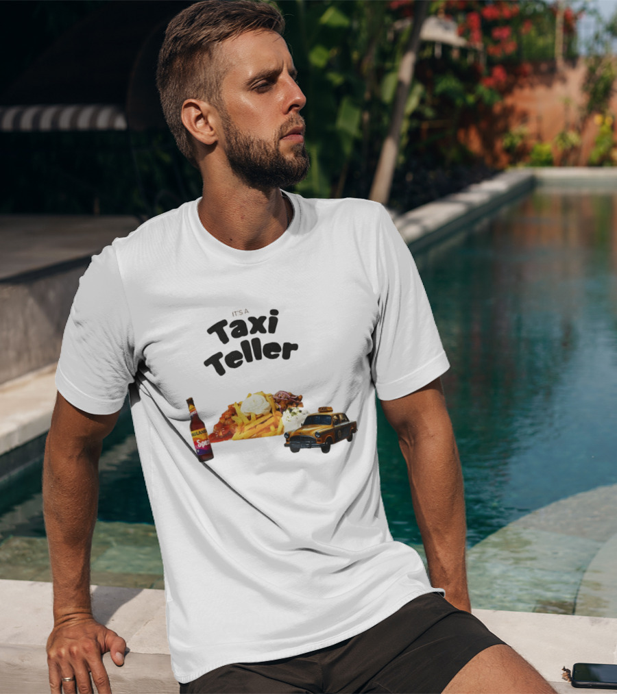 Kebab Fries Taxi Teller With Paulaner Spezi Car T-Shirt
