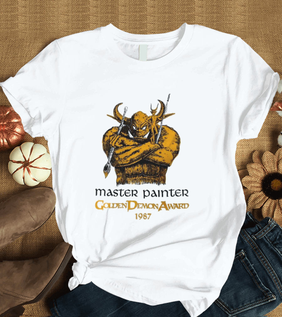 Master Painter Golden Demon Award 1987 Vintage Monster T-Shirt