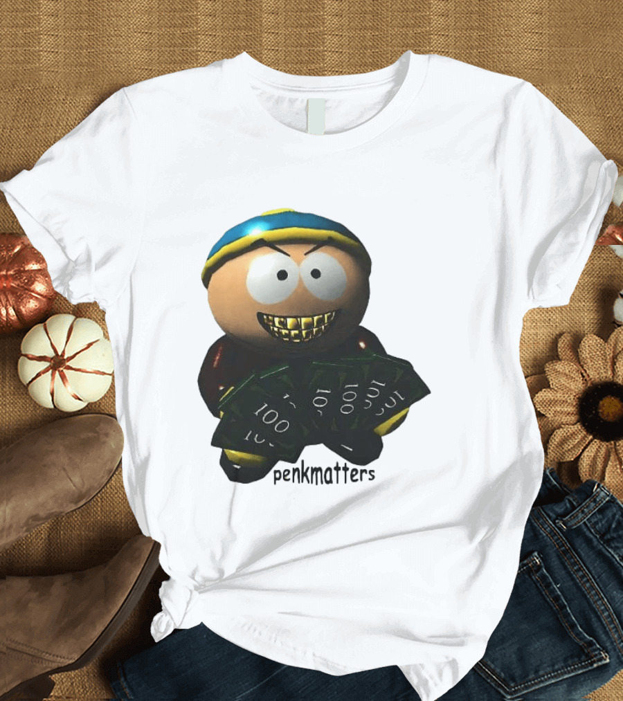 Eric Cartman Penkmatters Money Grinning South Park T-Shirt
