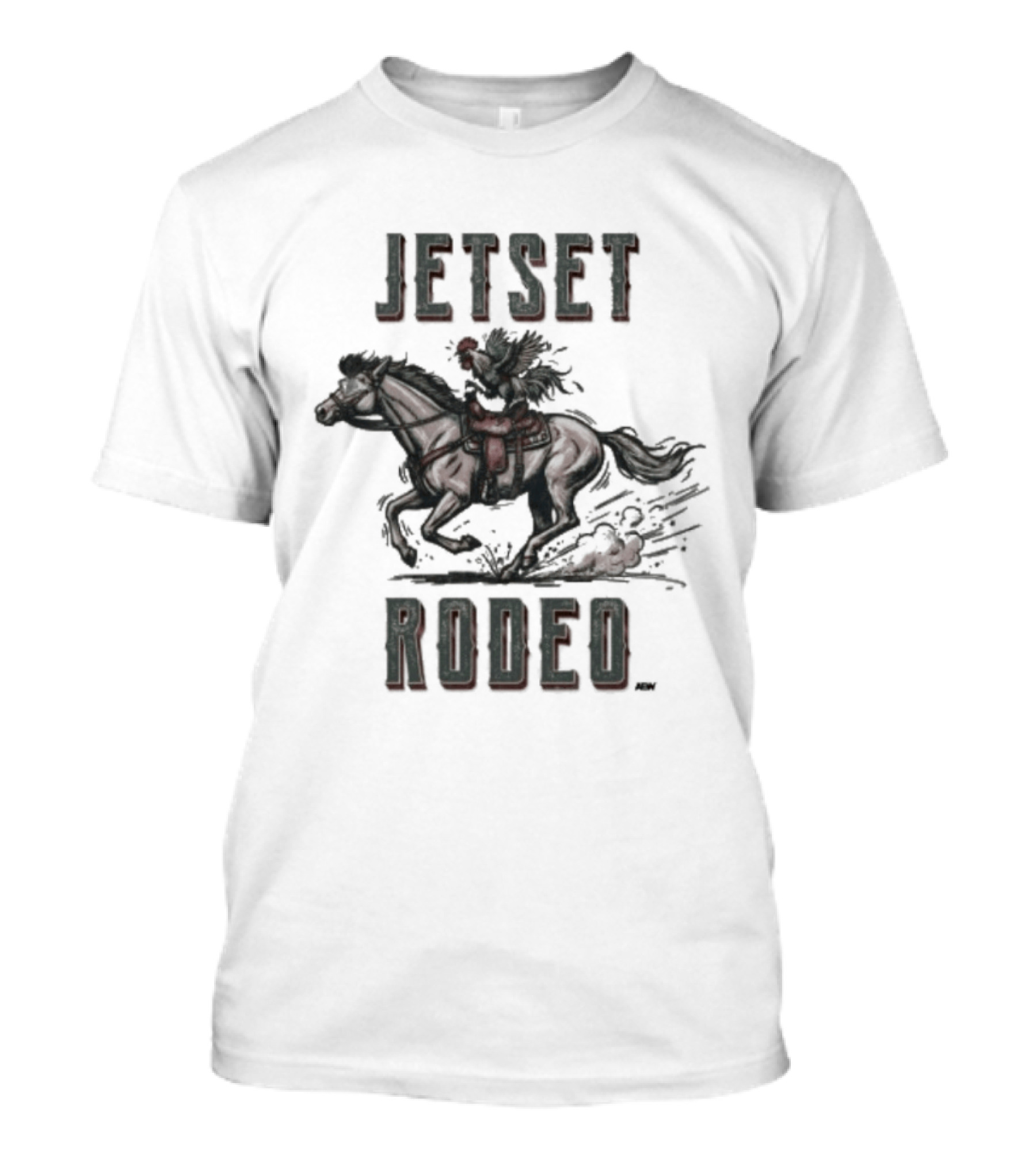 Jetset Rodeo Ride It Cowboy Horse Adventure T-Shirt