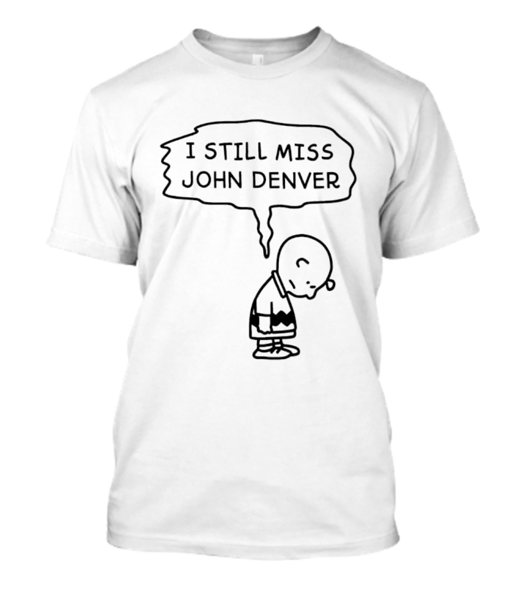 Charlie Brown I Still Miss John Denver Sadness T-Shirt