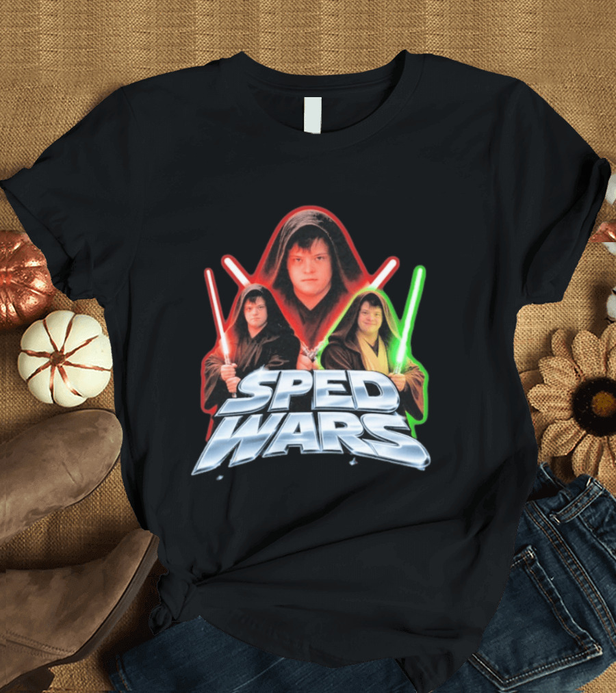 SPED WARS Lightsaber Down Syndrome Jedi T-Shirt