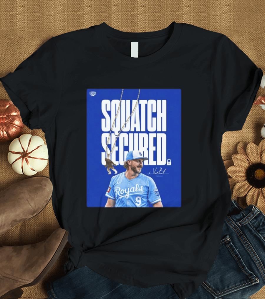 Squatch Secured Vinnie Pasquantino Royals Signature Collection T-Shirt
