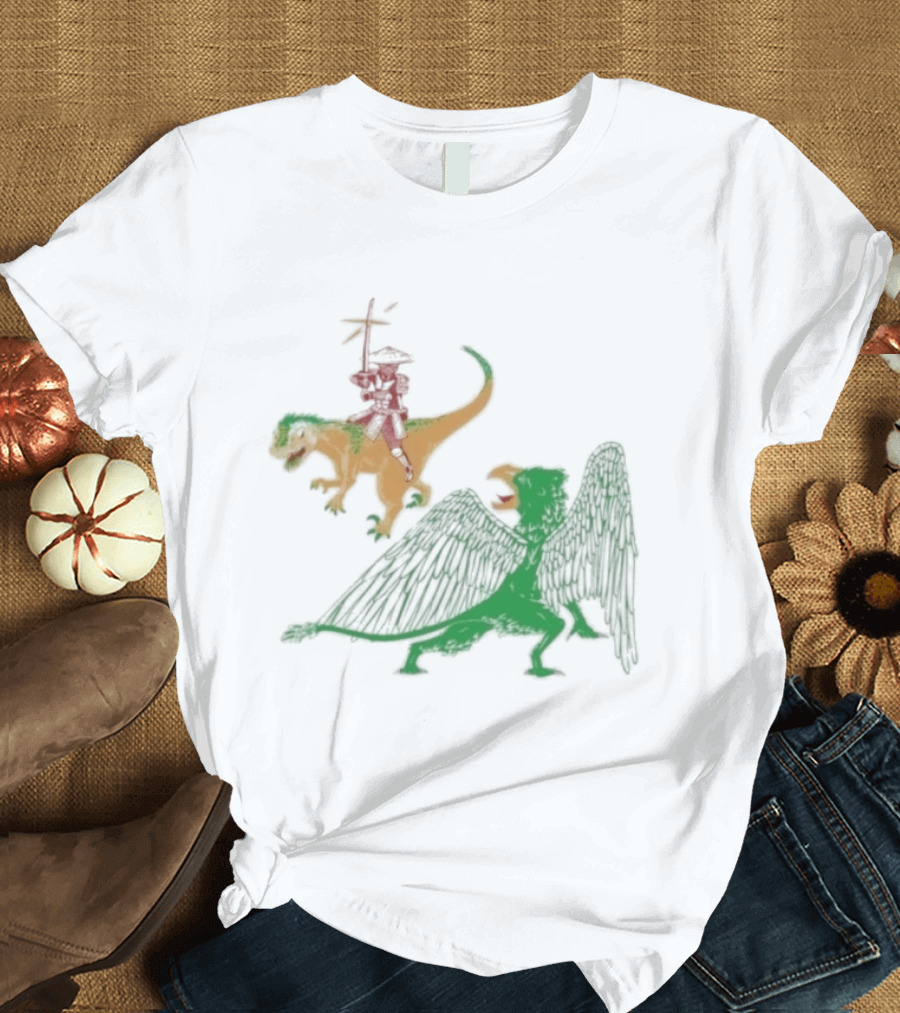 Jack Black Monster Tag Dinosaur And Griffin Fantasy T-Shirt
