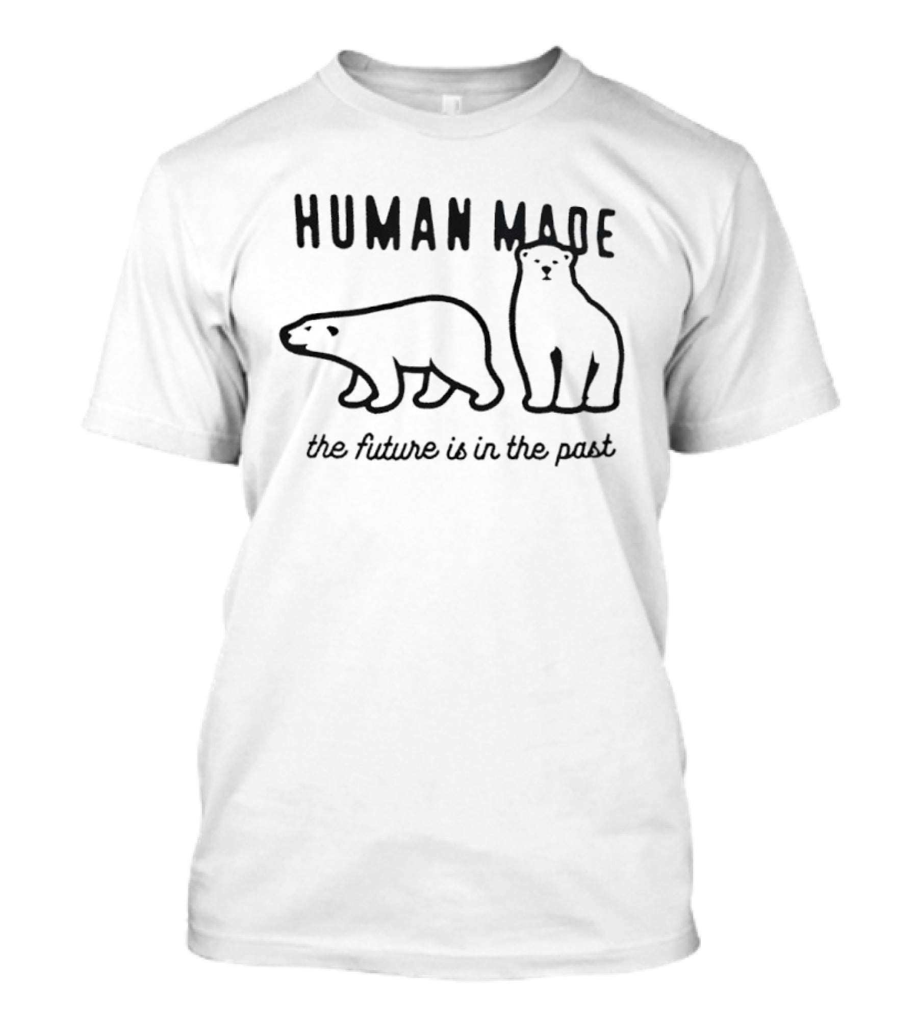 Human Made Polar Bear The Future Is In The Past T-Shirt