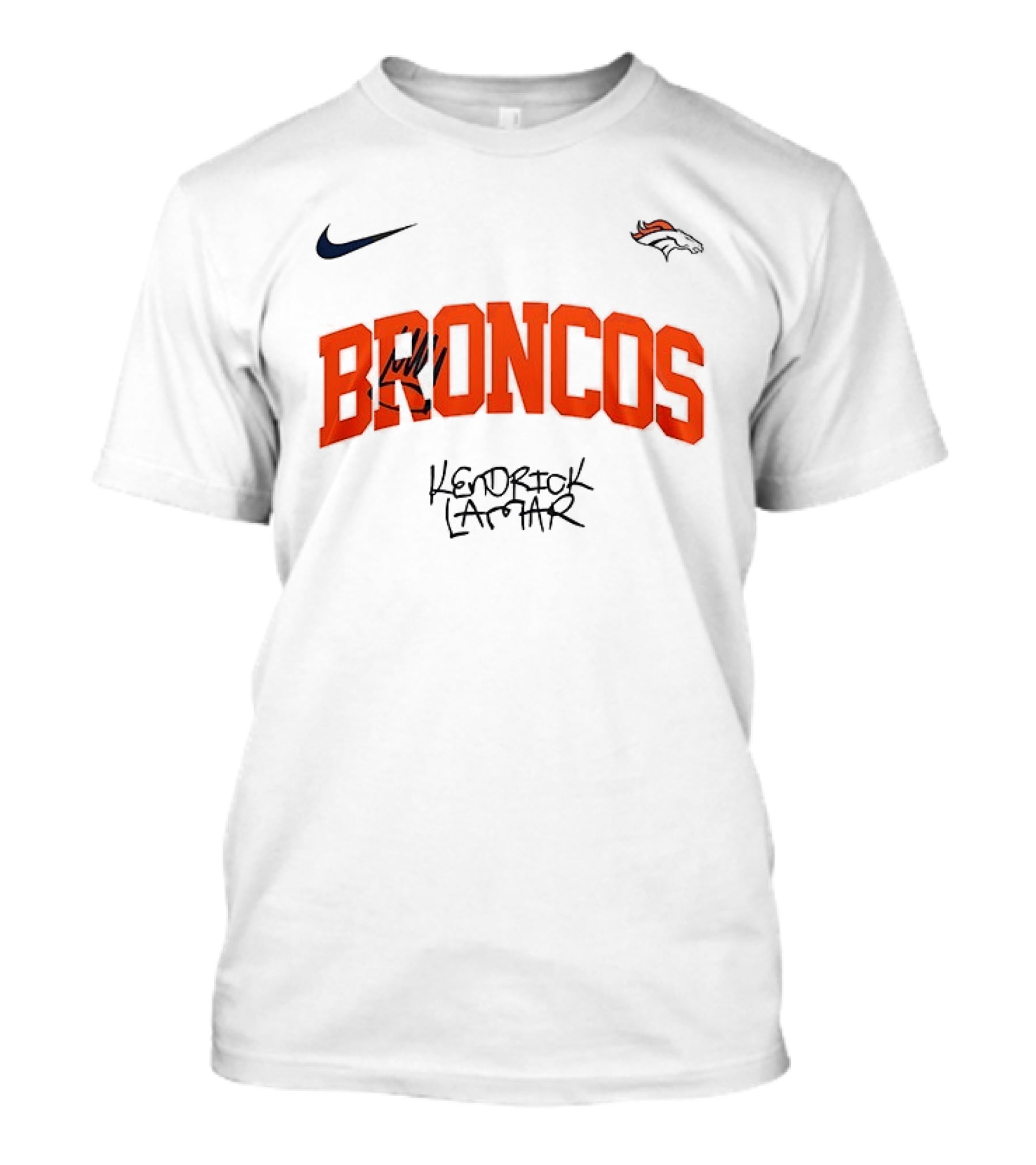 Nike Denver Broncos Kendrick Lamar King Kunta Collaboration T-Shirt